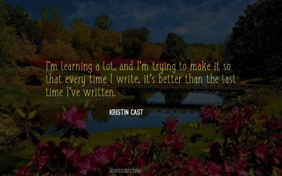 Kristin Cast Quotes #75930