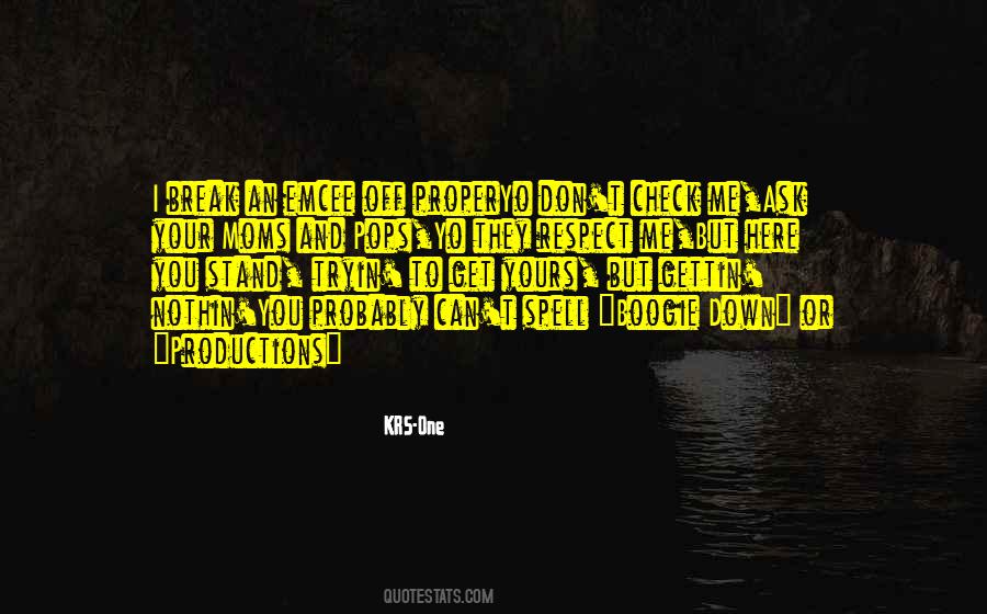 Krs One Quotes #1852560