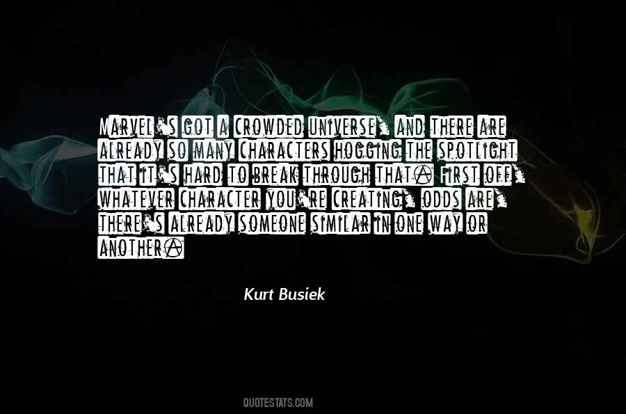 Kurt Busiek Quotes #1835870