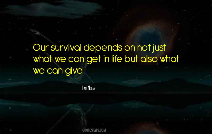 Quotes About Survival In Life #129224