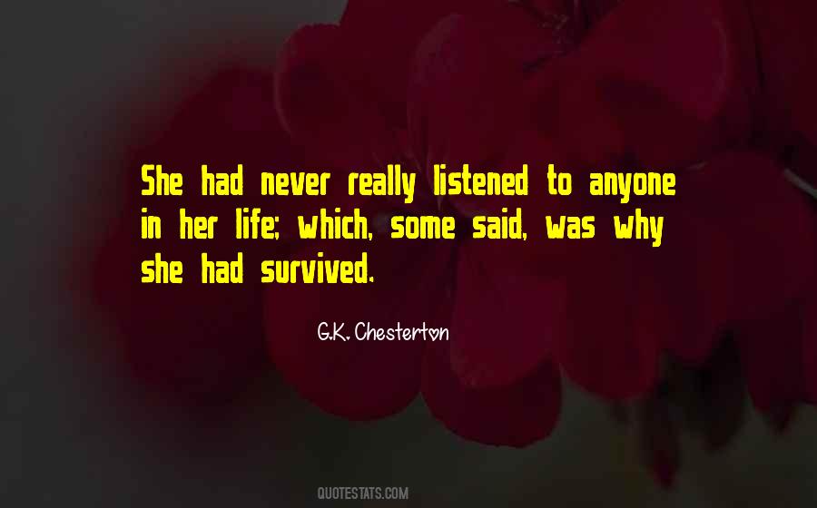 Quotes About Survival In Life #666390