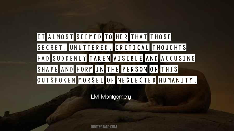 L M Montgomery Quotes #37004