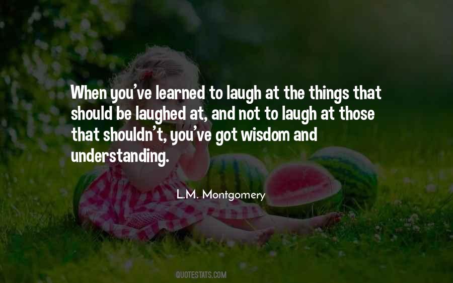 L M Montgomery Quotes #81206