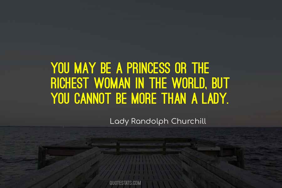 Lady Randolph Churchill Quotes #536178