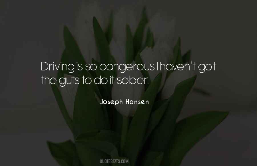 Quotes About Dangerous Driving #86776