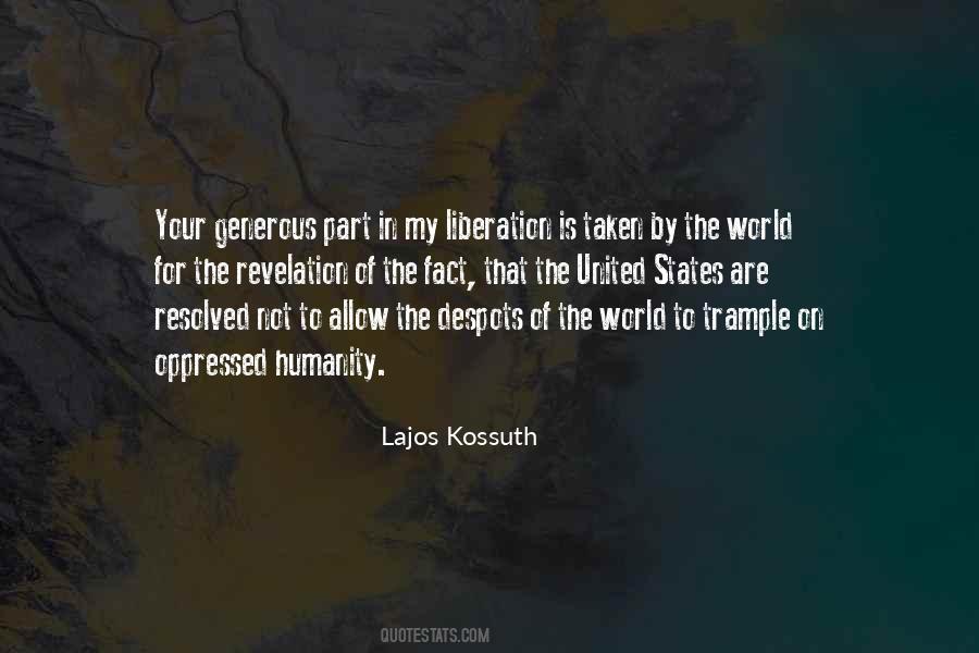 Lajos Kossuth Quotes #1467261