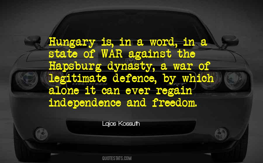 Lajos Kossuth Quotes #74788