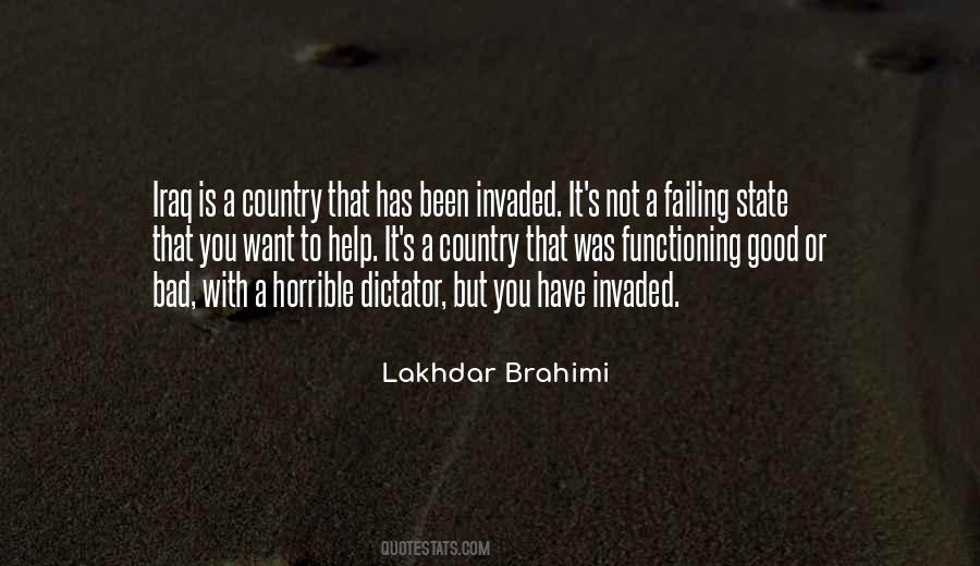 Lakhdar Brahimi Quotes #1582871
