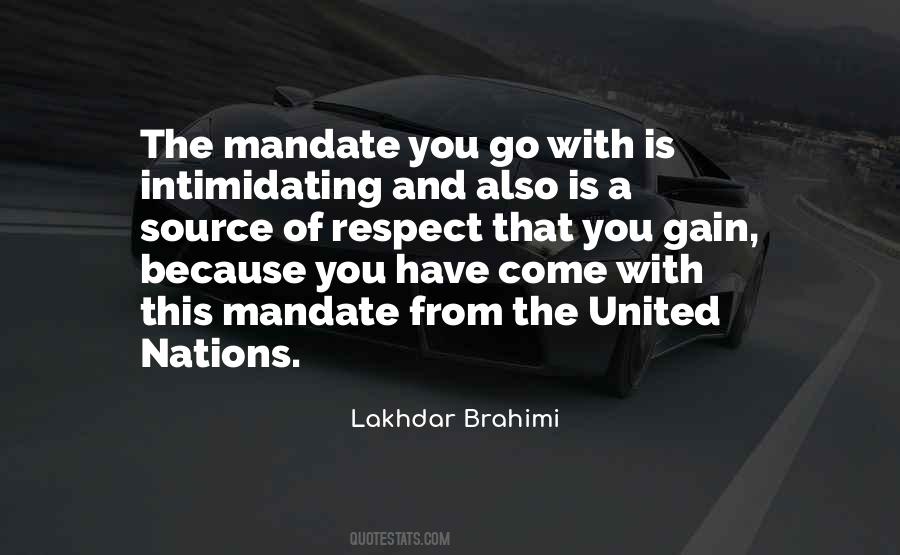 Lakhdar Brahimi Quotes #243127