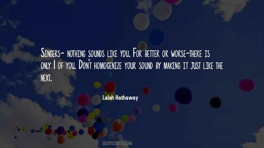 Lalah Hathaway Quotes #80498