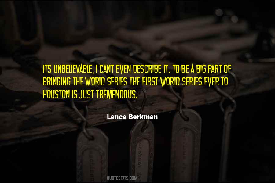 Lance Berkman Quotes #135217