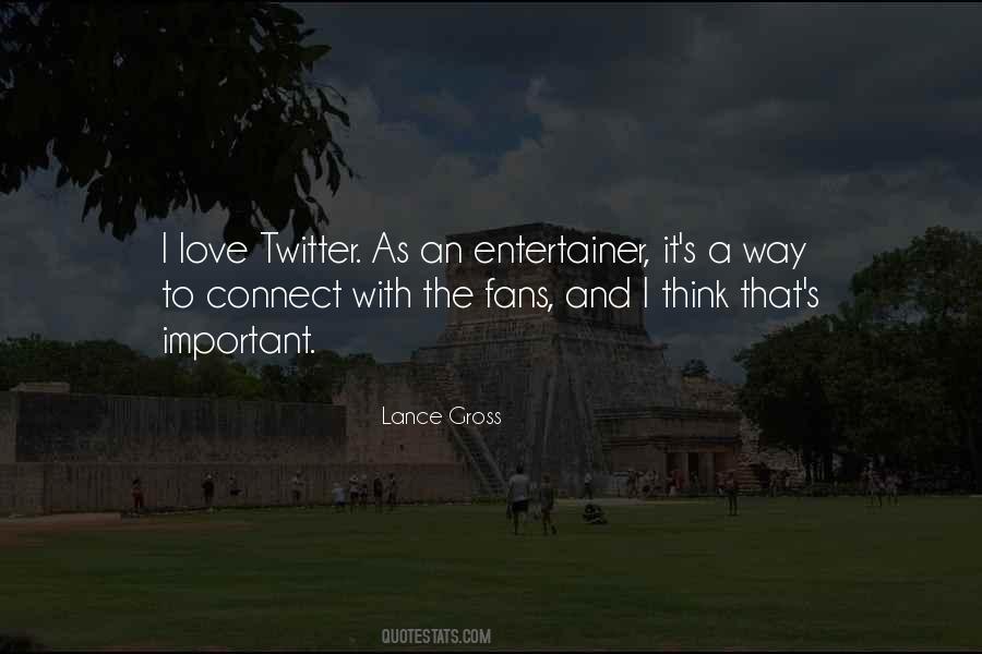 Lance Gross Quotes #1466083