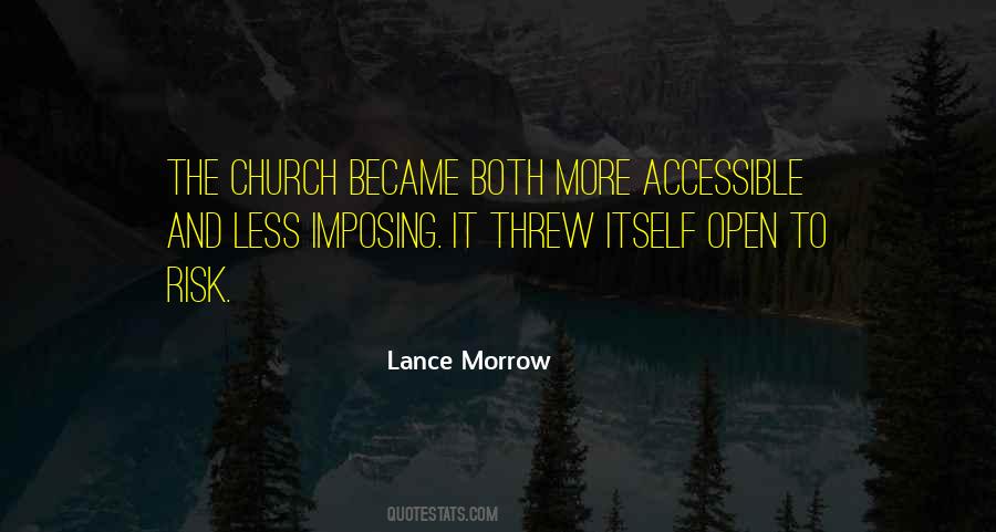 Lance Morrow Quotes #973156