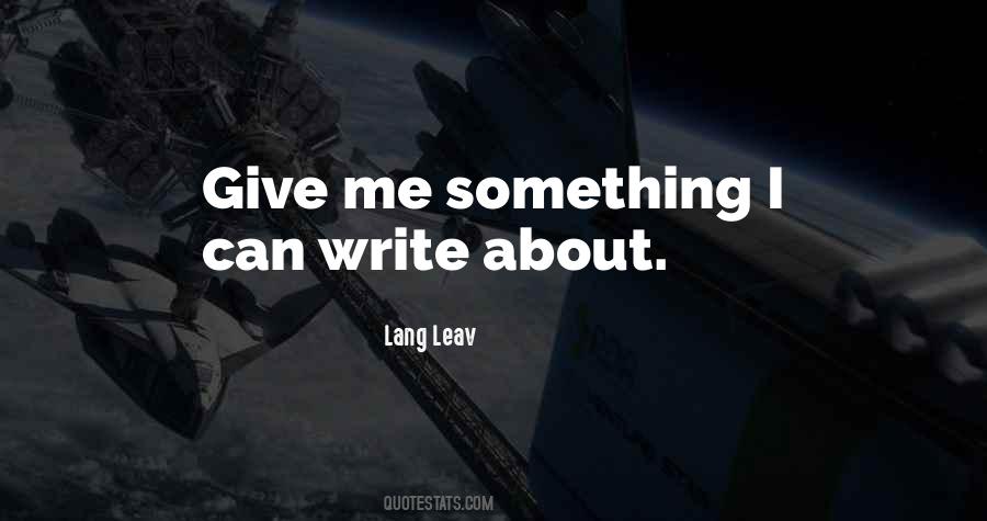 Lang Leav Quotes #620906