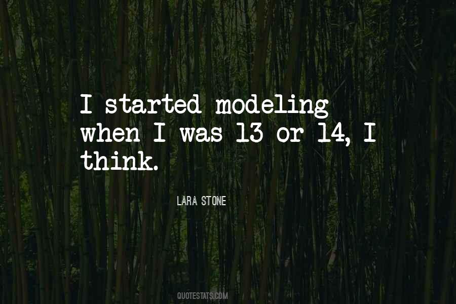 Lara Stone Quotes #796933