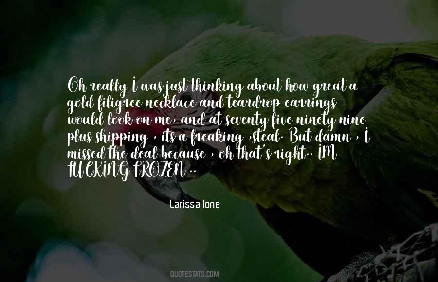 Larissa Ione Quotes #265549