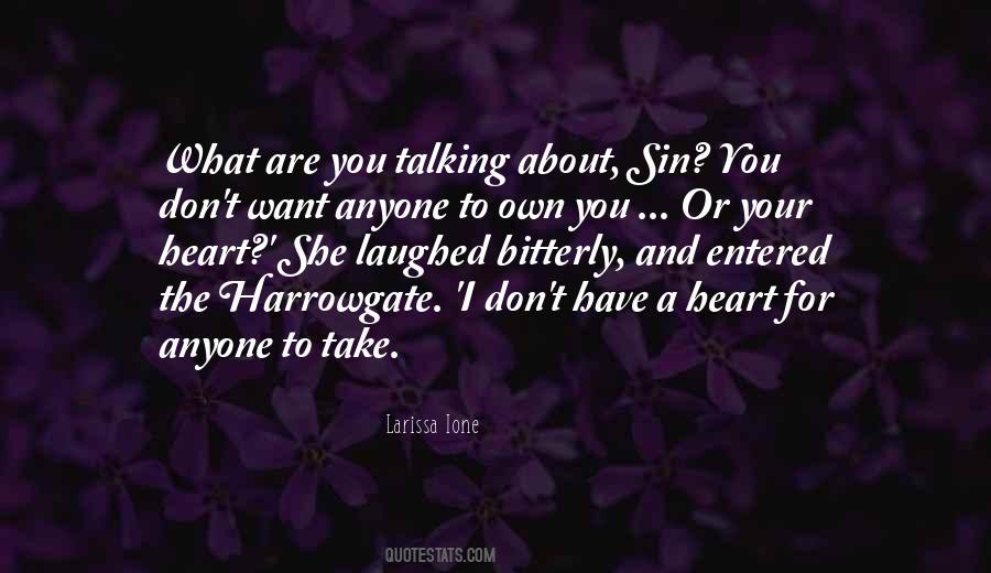 Larissa Ione Quotes #298491