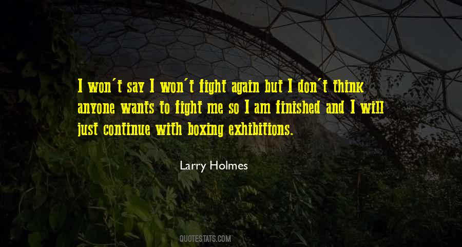 Larry Holmes Quotes #111306