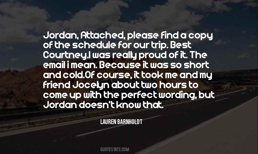 Lauren Barnholdt Quotes #1746533