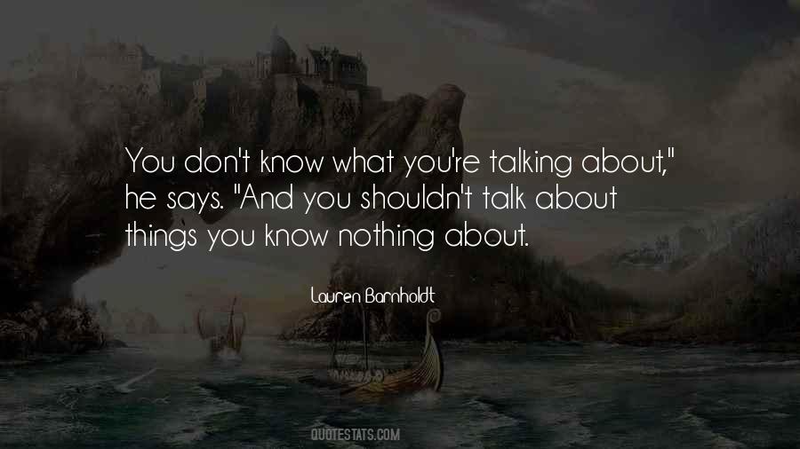 Lauren Barnholdt Quotes #205703