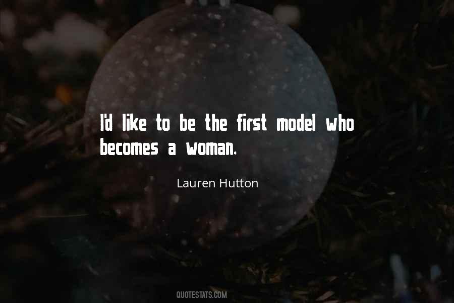 Lauren Hutton Quotes #1450232