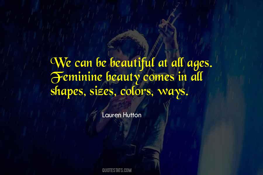 Lauren Hutton Quotes #452521
