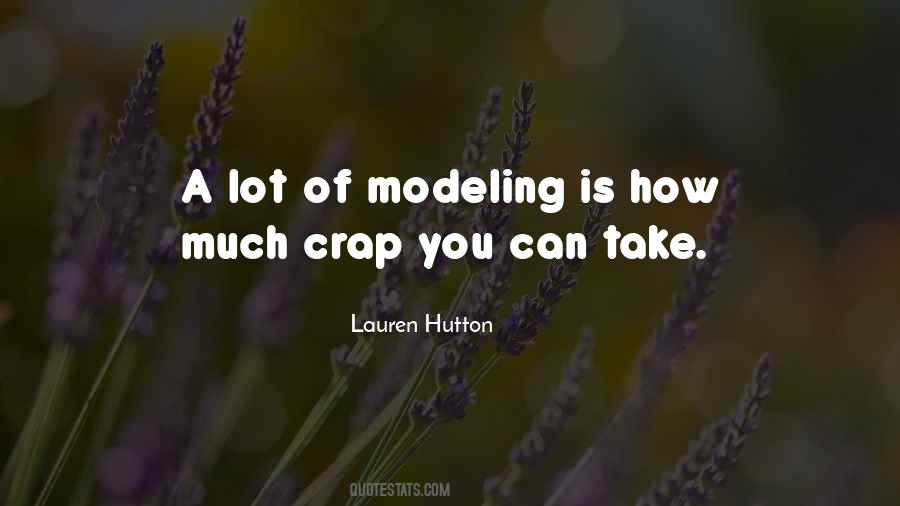 Lauren Hutton Quotes #813000