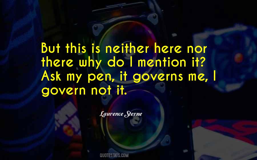 Laurence Sterne Quotes #368726