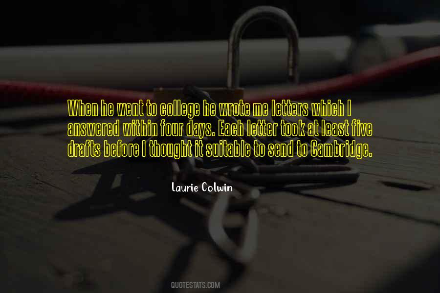 Laurie Colwin Quotes #1873924