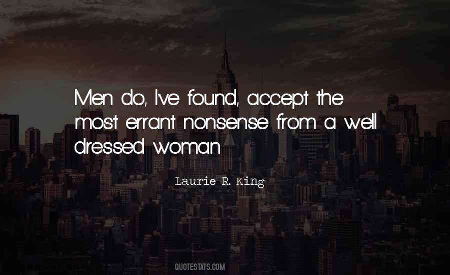 Laurie R King Quotes #1186220