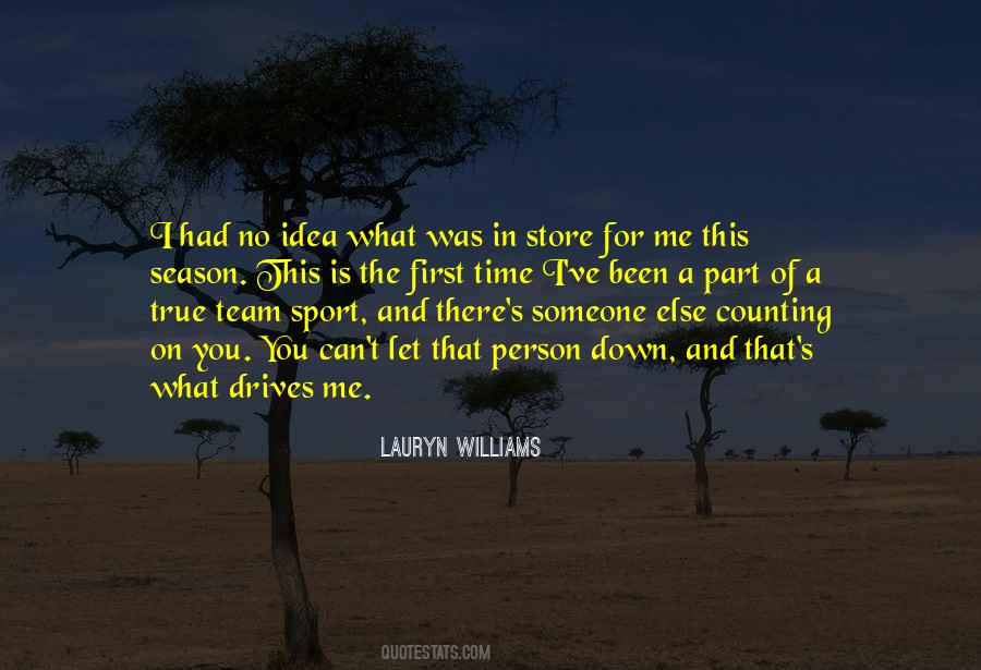Lauryn Williams Quotes #825543