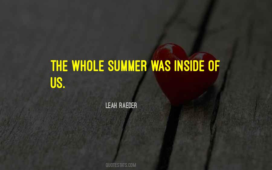 Leah Raeder Quotes #285707