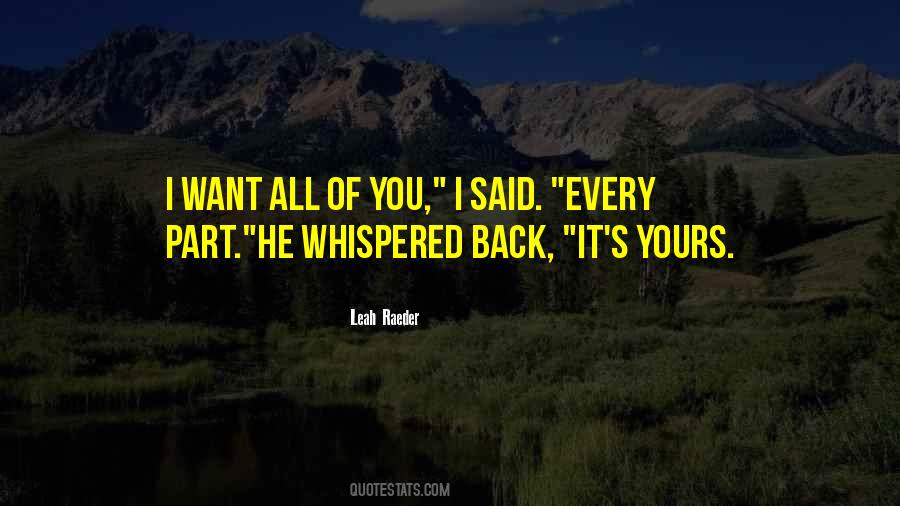 Leah Raeder Quotes #403799