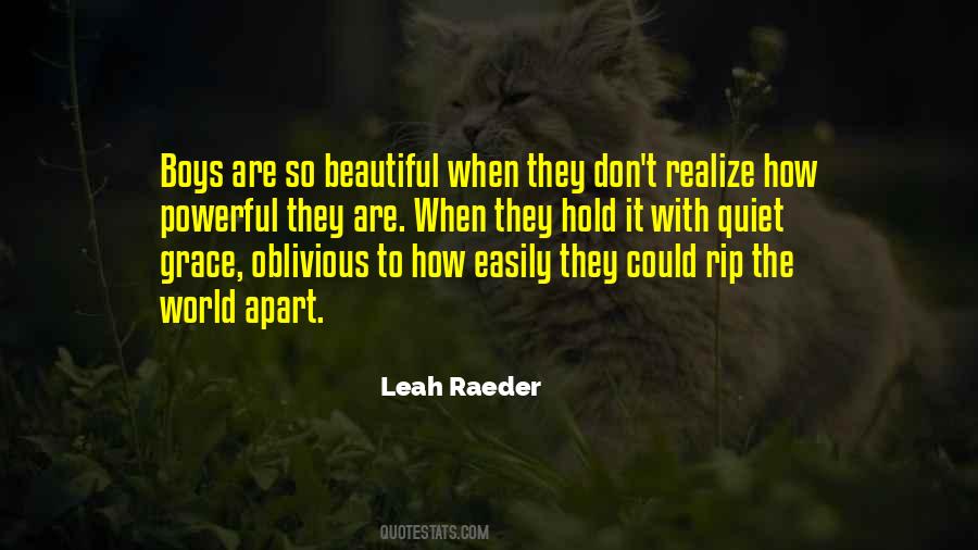 Leah Raeder Quotes #954823