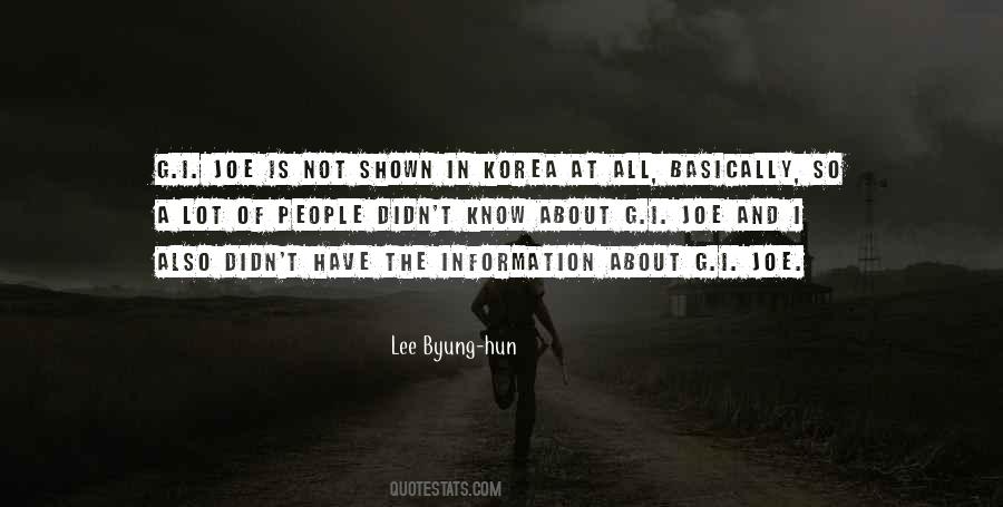 Lee Byung Hun Quotes #1498468