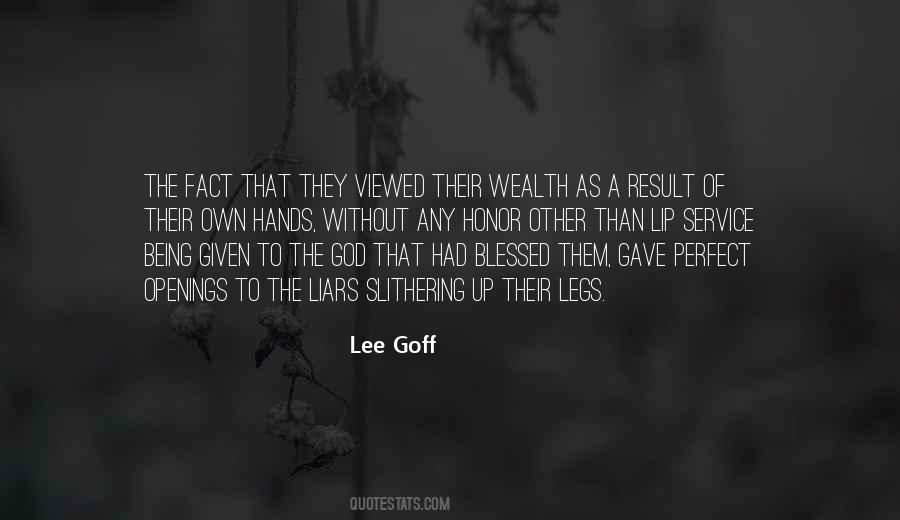 Lee Goff Quotes #373664