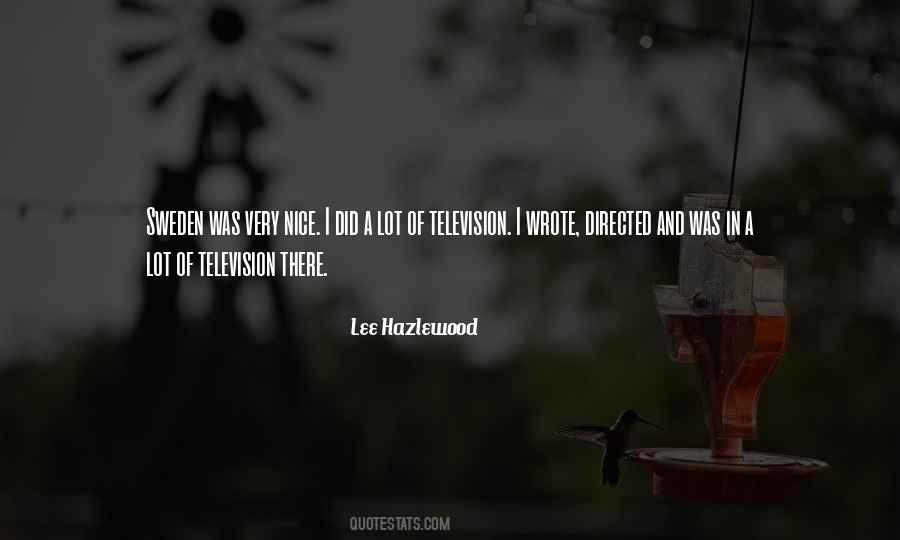 Lee Hazlewood Quotes #441549