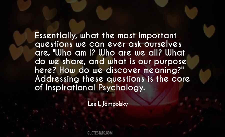 Lee Jampolsky Quotes #1432049