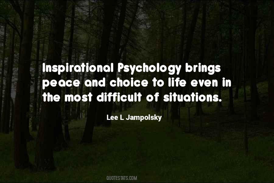 Lee Jampolsky Quotes #1554621