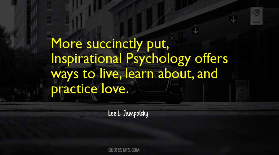 Lee Jampolsky Quotes #636962