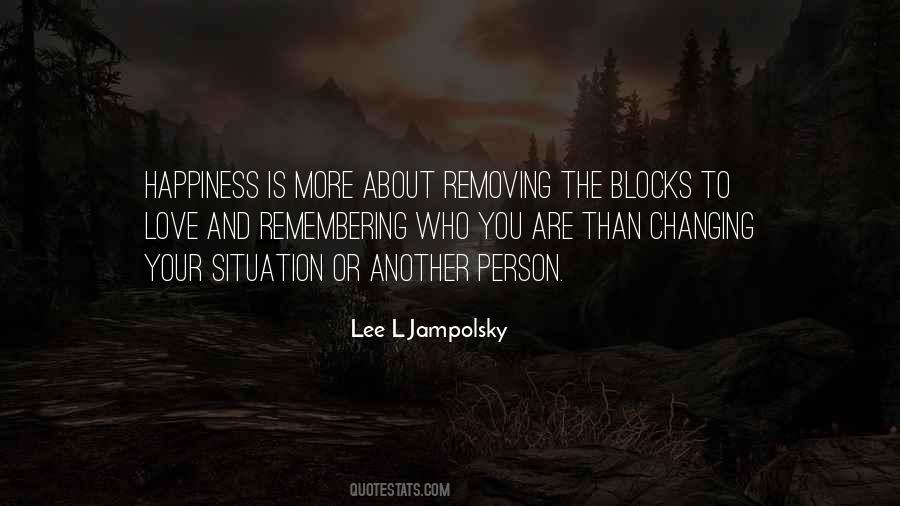 Lee Jampolsky Quotes #922407