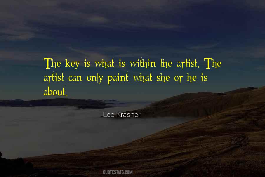 Lee Krasner Quotes #1234011