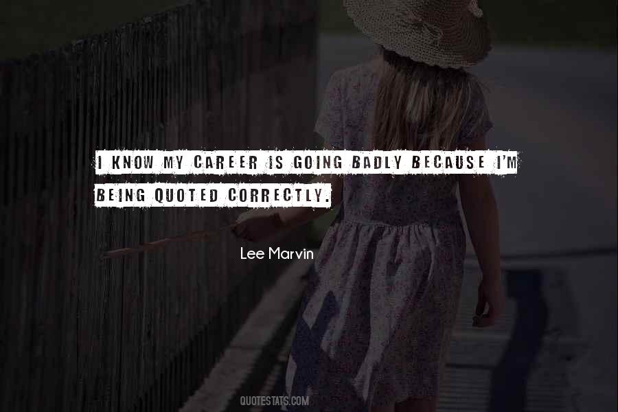 Lee Marvin Quotes #1245142