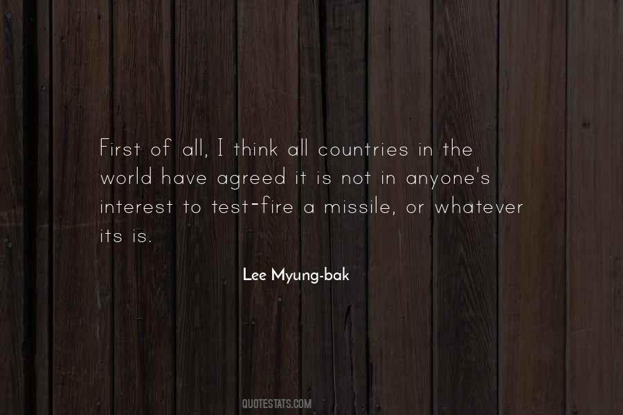 Lee Myung Bak Quotes #1083720