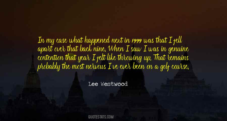 Lee Westwood Quotes #213274