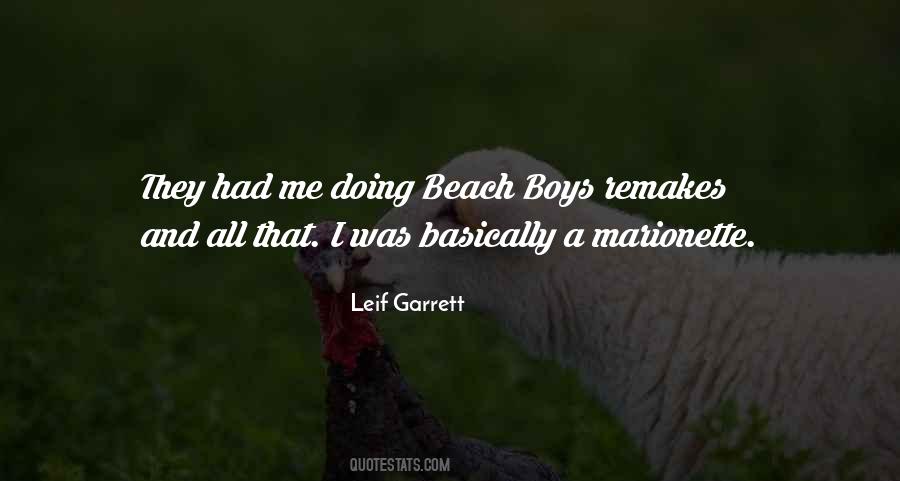 Leif Garrett Quotes #1861392