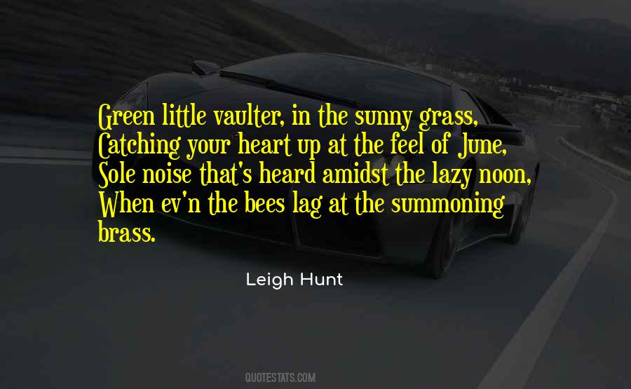 Leigh Hunt Quotes #1171775
