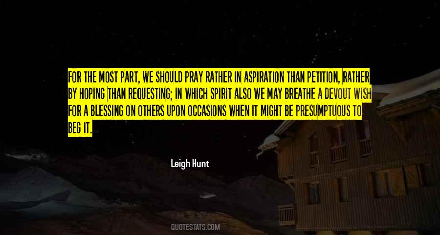 Leigh Hunt Quotes #1212635