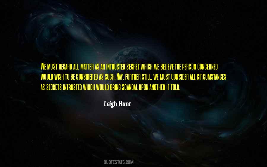 Leigh Hunt Quotes #881911