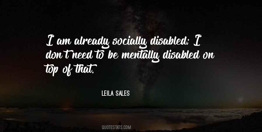 Leila Sales Quotes #588010